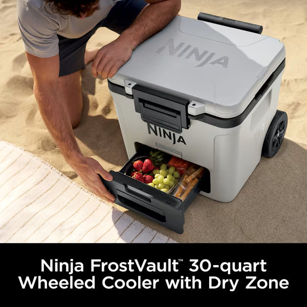 FrostVault™ 30qt/40qt Wheeled Cooler with Dry Zone
